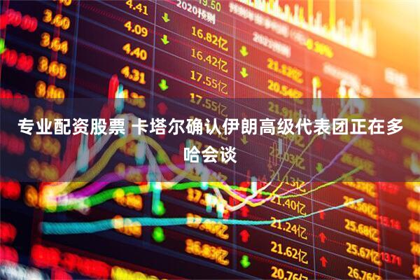 专业配资股票 卡塔尔确认伊朗高级代表团正在多哈会谈